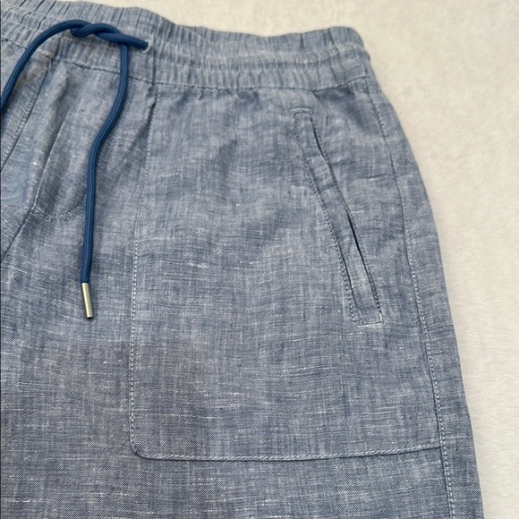 Athleta Blue Track Pants Relaxed Fit Joggers With Pockets - Picture 12 of 16